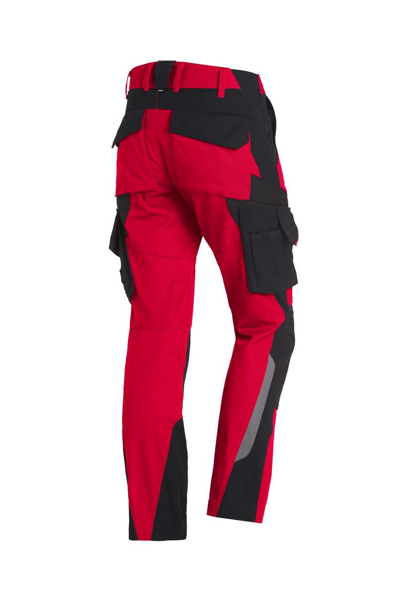 Arbeitshose rot schwarz Clearance