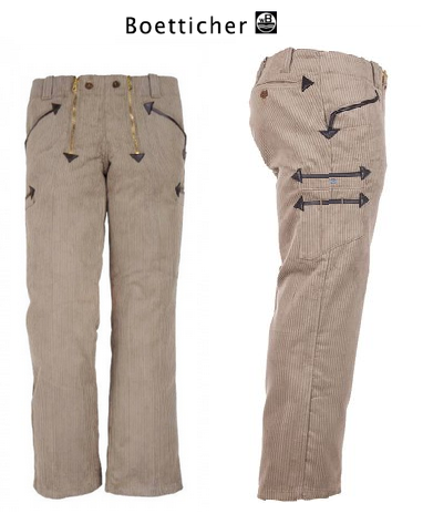 Nur mal so, GILDE-Hose Trenkercord ohne Schlag, beige