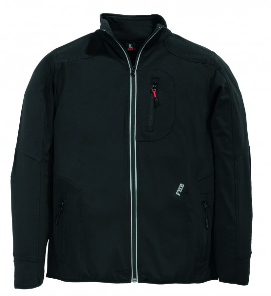 RALF Jersey-Fleece-Jacke FHB Fastdry, schwarz