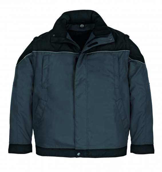 TOM Arbeitsjacke 2 in 1, anthrazit-schwarz